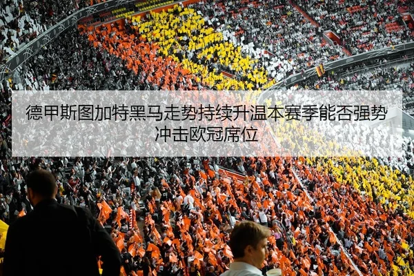 德甲斯图加特黑马走势持续升温本赛季能否强势冲击欧冠席位